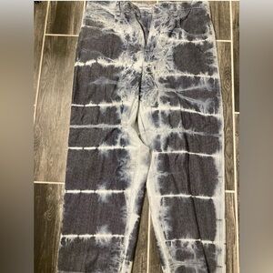 Vintage Southpole Y2K Baggy Wide Leg Skater Jeans Mens 38x29 Tie dye Rare PantsE